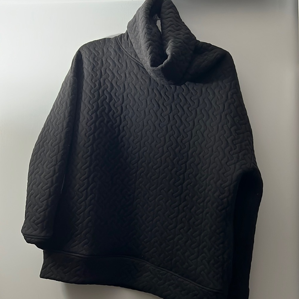 Extra long neck sweater